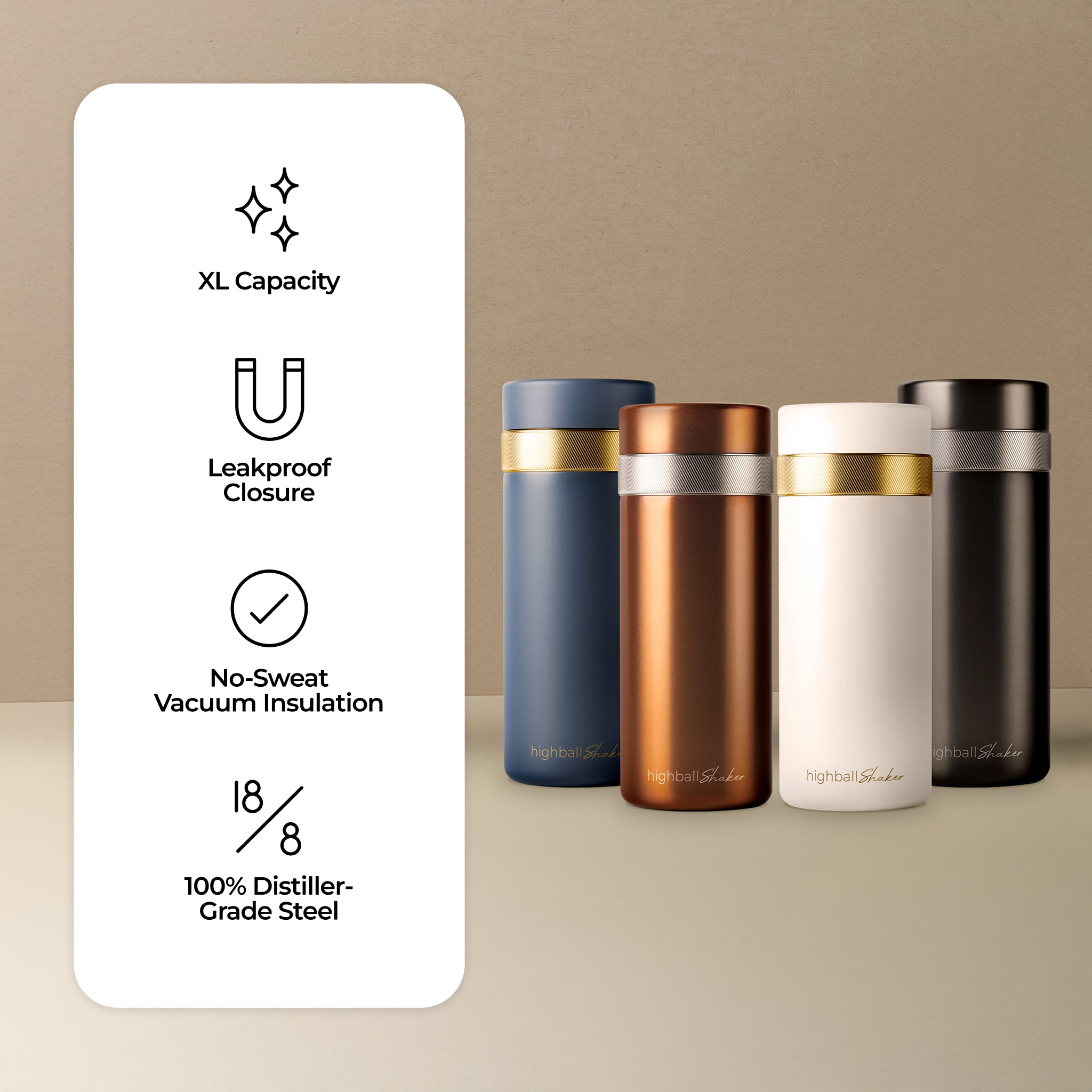 Custom Engraved Highball Shaker™